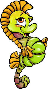 Seahorse Female B Cartoon Clip Art Clip Art Stick Wall Art