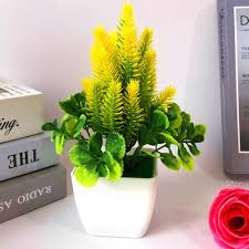 6pcs artificial flower vanilla cereal plants berry spike fake wheat bridal bouquet home garden decor wedding props foam lavender. Buy Outdoor Flower Fake False Plants Flowers Artificial Garden Decor With Pot At Affordable Prices Free Shipping Real Reviews With Photos Joom