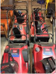 Auctions International Auction Siena College 10349 Item 6 Toro Ccr2450 20 Snow Blowers