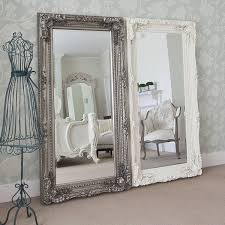 Decorative Mirrors Online Grand Silver Full Length Dressing Mirror Romantic Bedroom Decor Shabby Chic Mirror Chic Mirror