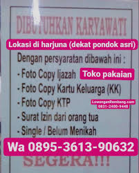 Wirama refill sedang membutuhkan admin toko online dan offline. Lowongan Kerja Karyawati Toko Pakaian Harjuna Fashion Rembang Tanpa Syarat Pendidikan Lowongan Rembang
