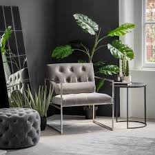 These curtains do a fabulous job of blocking out the incoming light and makes it much more comfortable in the room. Dark Grey Luciana Velvet Quilted Lounge Chair Upholstered Furniture