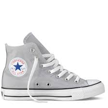 Black And Pink Converse High Tops Converse Chuck Taylor All Star Hi Mirage Grey Converse Shoes Converse Chuck Taylors