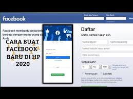 Daftar Facebook Cara Membuat Akun Facebook Baru 2021