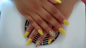 A selection of simple nail designs all perfect for short nails. Yellow Nail Designs For Short Nails Nailstip