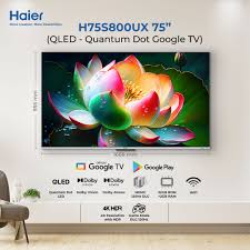 Haier 75 inch UHD Android QLED TV