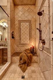 Tuscan Reflections Mediterranean Bathroom Shower Love The Glass Showing Off The Detail In The Sto Mediterranean Bathroom Tuscan Bathroom Tuscan Decorating