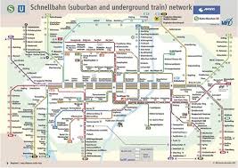 Munich Transportation Map Train Map Metro Map Subway Map