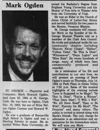 Obituary for Mark Howard Ogden, 1952-1994