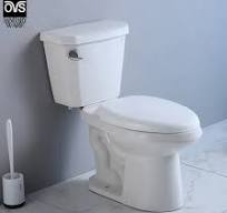 Vaso Sanitário de Cerâmica com Descarga Sifonada em Duas Peças com S-Trap