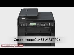 The software driver is a free to download without license and restricted. Canon Imageclass Mf4770n Instructional Video Youtube