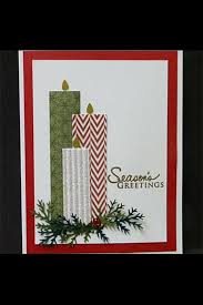 Sc451 Christmas Candles By Hobbydujour Cards And Paper Crafts At Splitcoaststampers Diy Christmas Cards Candle Cards Homemade Christmas Cards