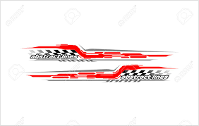 Create fun stickers without design skills using the online editor crello. Abstract Tech Shape Lines Design For Car Stripe Sticker Design