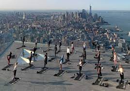 Maybe you would like to learn more about one of these? Edge And Equinox Launch Yoga Classes On Skyscraper S 100th Floor Deck