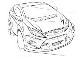 Ford Fiesta Design Sketch Car Body Design Design Sketch Car Design Sketch Industrial Design Sketch