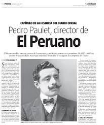 PDF) Pedro Paulet, director de El Peruano
