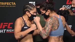 She now lives in helsingborg, skane, sweden. Sijara Eubanks Vs Pannie Kianzad Weigh In Face Off Ufc Fight Night Thompson Vs Neal Youtube