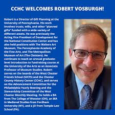 We would like to recognize our board members for their continued hard work  and service to CCHC. Starting with one of our newer members Robert Vosburgh!