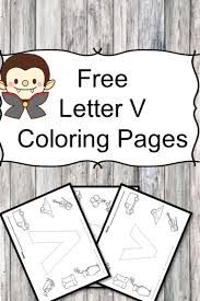This page is a lot of letter u crafts for kids. Letter V Coloring Pages