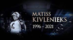 It's with a very heavy heart that we share the news that goaltender matiss kivlenieks passed away last night at the age. Fh9jmeujviprzm