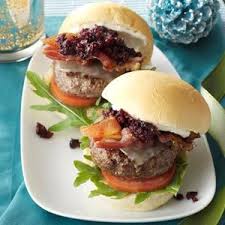 Cranberry Beef Mini Burgers Recipe Food Recipes Mini Burgers