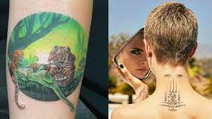 One of her more notable tattoos is the lion that she has on her right pointer finger. A Rundown Of Every One Of Cara Delevingne S Tattoos Tattoo Ideas Artists And Models