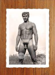 Male Nude Portrait of a Handsome Naked Man Full Frontal Nudity 