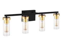 There are sinks, spigots and showers that basically a marvel to watch. Glass Black Gold Bathroom Vanity Lights Stacksocial