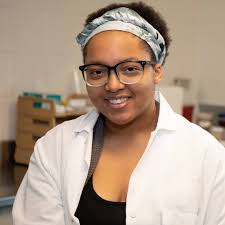 Judith Broussard '21 is a biology major who is getting hands-on experience  in veterinary science at the Virginia Department of Agriculture. At her  internship, Broussard assists with necropsy procedures—surgical  examinations of animals