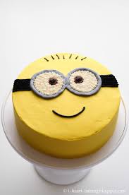 You can freehand it though being it's a really simple design. I Heart Baking Minion Cake