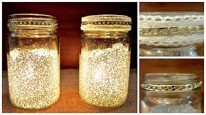 how to make glitter candle holders