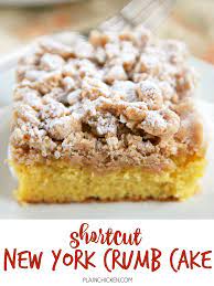 Shortcut New York Crumb Cake Coffee Cake Recipes Cake Mix Desserts Desserts