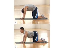 Cat/cow pose (marjaryasana/bitilasana) is a wonderful way to warm up the spine at any point on or off your mat. Cat Cow Stretch Men