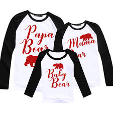 New Christmas Family Papa Mama Baby Bear Clothes Matching Outfits Family Clothing Mother Daughter Son Father Baby T Shirt Buy At The Price Of 9 66 In Aliexpress Com Imall Com