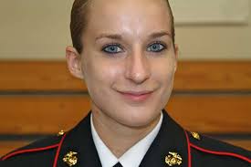 Sgt. Caroline Rector poses for a photo during the Recruiting