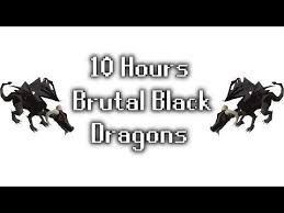 Brutal black dragons are slayer monsters requiring level 77 slayer in order to be damaged and are a tougher version of black dragons. 10 Hours Of Brutal Black Dragons Loot Stats Oldschoolrs