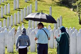 Ahead of the 20th anniversary of the srebrenica massacre, in which 8,000 muslim men and boys were rounded up and killed by bosnian serb. Bosnia Muslims Mourn Their Dead 25 Years After Srebrenica Massacre Europe News Top Stories The Straits Times