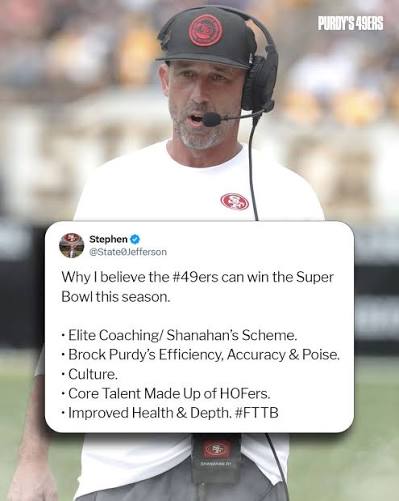 If the 49ers stay healthy, this team has a legitimate shot at bringing home the Lombardi