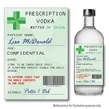 Start a free trial now to. Personalised Vodka Prescription Bottle Label Sticker Birthday Christmas Santa137 Ebay