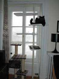 Black And White Stolmen Cat Tree Ikea Hackers Ikea Hacks For Cats Diy Cat Tree Ikea Cat