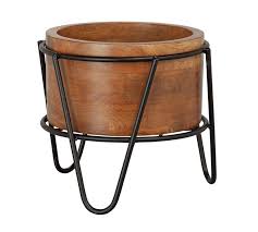 Buy Argos Home Global Monochrome Wooden Stand Planter Garden Pots And Planters Argos Wooden Stand Argos Home Wooden Planters