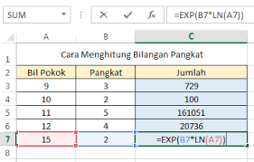 Excel menghitung akar pangkat 2 dari data tersebut. Menghitung Bilangan Pangkat Dan Akar Pada Microsoft Excel Warung Internet