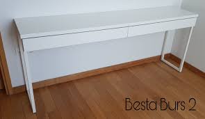 We decided to keep all the main furniture pieces in white to help create a more clean and open living space, saving all the pops of color for her. Ikea Besta Burs Desk 180cm Length Furniture Home Living Furniture Tables Sets On Carousell