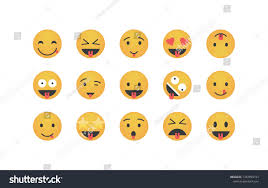 Set Of Crazy Funny Emoticon Vector Isolated On White Background Emoji Vector Smile Icon Collection Reactions Icon Web Ad Smile Icon Emoticon Poster Design
