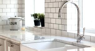 Subway Tile Around Window Sill The Use Of This Beautiful Double Butler Sink And White Metro Tiles Creates Kitchen Window Sill Shaker Kitchen Tiled Window Sill