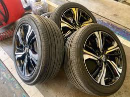 Buy honda civic tires online at goodyear.com. Rush Sale Honda Civic X Rs Turbo Rims And Tires Car Parts Accessories Mags And Tires On Carousell