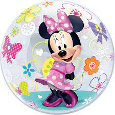 The minnie mouse balloon decoration theme is perfect for your daughter's birthday celebration. Luftballon Bubble Balloon Minnie Mouse Disney Minnie Mouse Mytoys