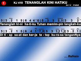 Kidungonline Com Kj 410 Tenanglah Kini Hatiku