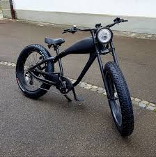 Vintage E Bike Bad Bobber Fahrrad Design Elektrofahrrad Bobber