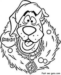 Hours of fun await you by coloring a free drawing cartoons scooby doo. Print Out Scooby Doo Wreath Christmas Coloring Pages Printable Coloring Christmas Coloring Sheets Free Christmas Coloring Pages Kids Christmas Coloring Pages